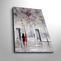 Wallity YYCS-1 Reloj de Pared Decorativo de Lienzo Multicolor